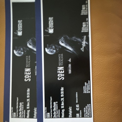 Soen tickets montag 16 - 2,