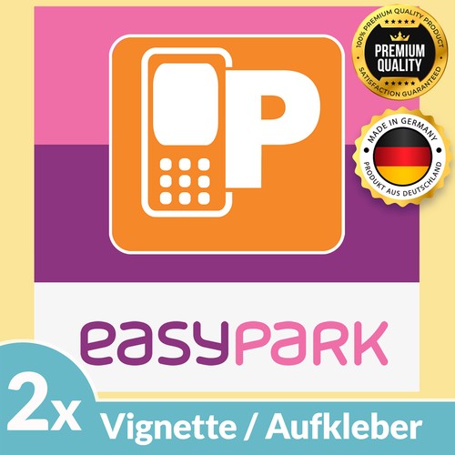Easy park aufkleber - 2x,