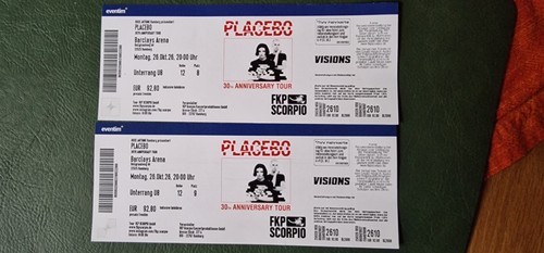 Placebo tickets hamburg - placebo,