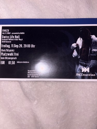 Reezy ticket ci2n hannover - reezy,