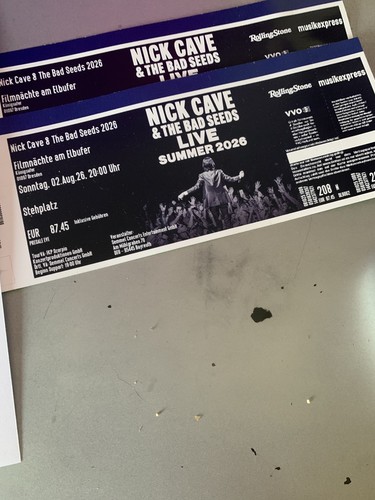 Nick cave tickets dresden - ,