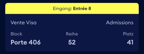 Ticket celine dione - ticket,