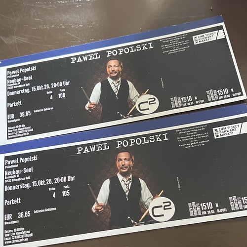 Tickets pawel popolski - 2,