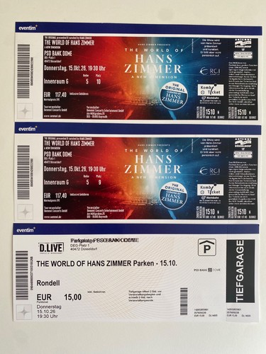 Tickets the world - 2,