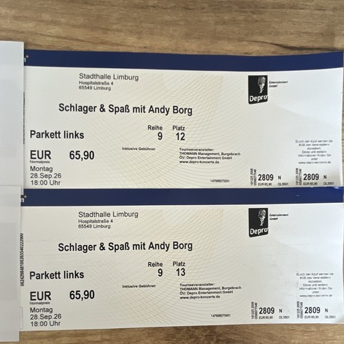 Tickets schlager spaß - tickets,