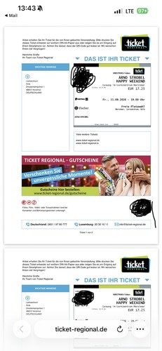 Tickets arno strobel - 2,