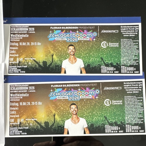 Tickets schlagerbooom 2026 - 2,