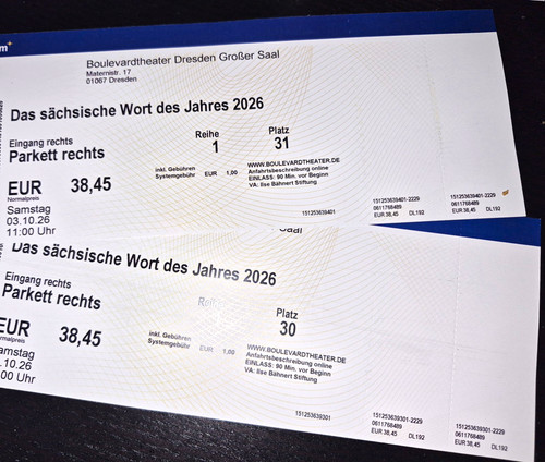 Tickets das sächsische - „das,
