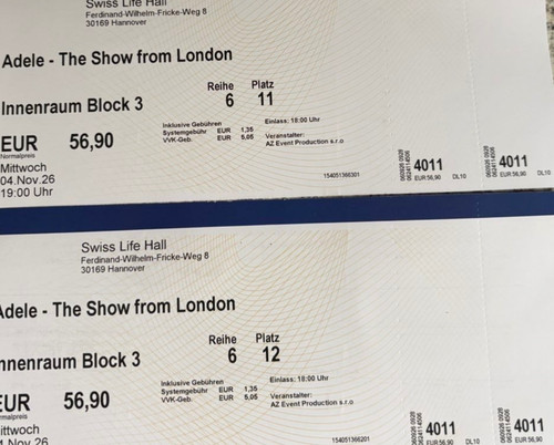Konzert tickets - konzert,