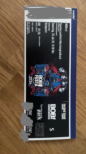 Bobfest tickets stehplatz - bobfest,