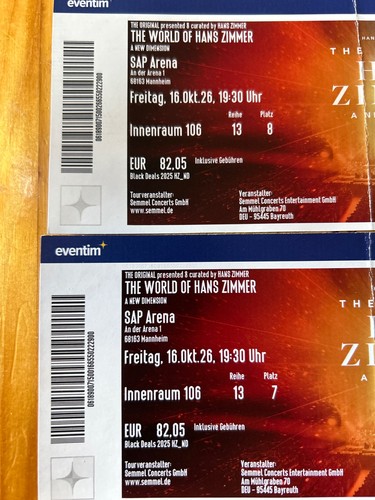 Tickets the world hans - tickets,