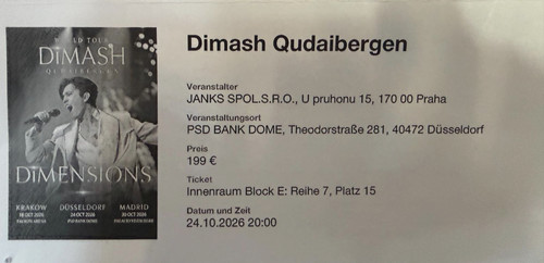 Top tickets dimash - top,