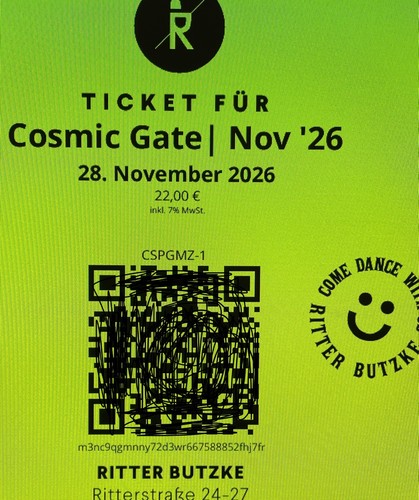 Cosmic gate nov 2 - '26,