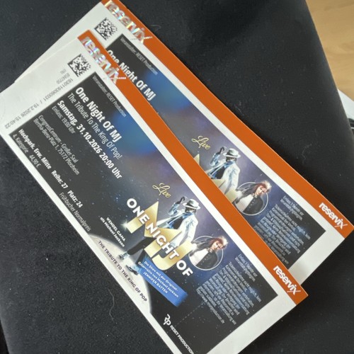 Tickets one night mj - night,