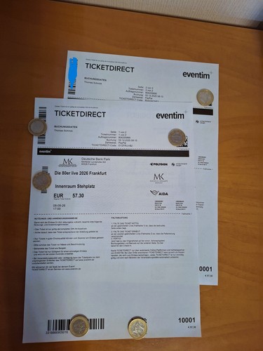 Die 80er live - ticket, innenraum