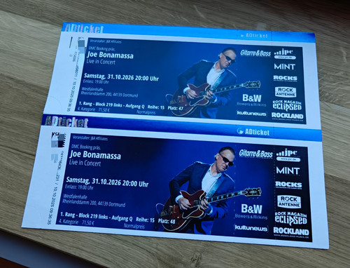 Joe bonamassa tickets - bonamassa,