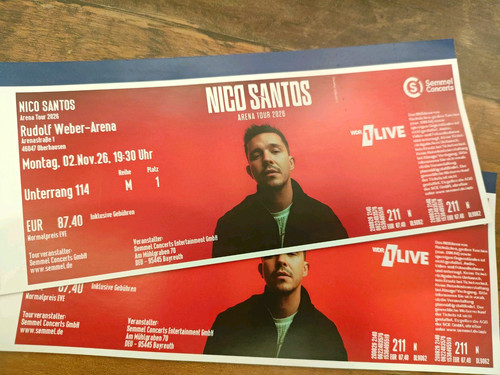 Nico santos tickets rudolf - nico, 2