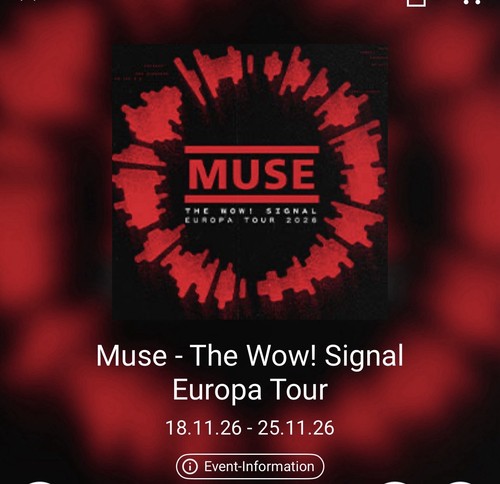 Muse ticket 2026 berlin - 18.11.2026,