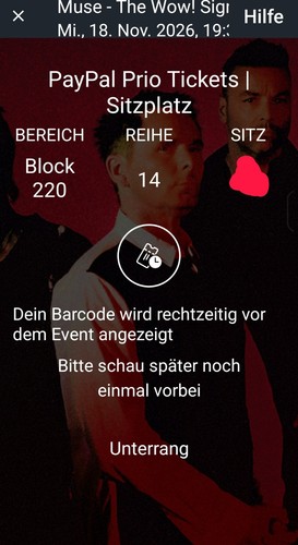 Tickets muse konzert - muse,
