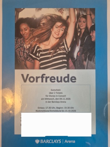 Disney konzert tickets - tickets, für