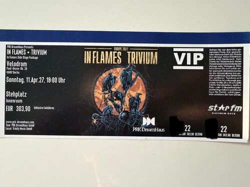 Flames trivium vip - in, +