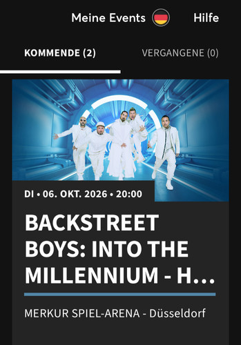 Backstreet boys tickets - backstreet,