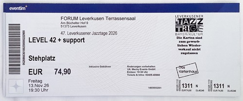 Ticket level leverkusen 13 - level,