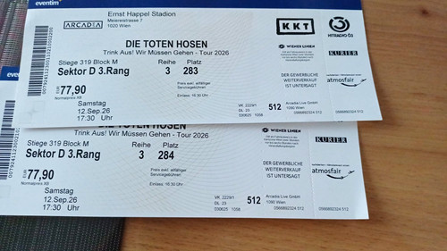 Die toten hosen - die, 2026