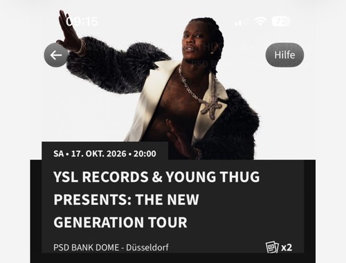 Tickets stehplatz ysl - 2,