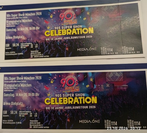 Tickets 90s super show - 90s,