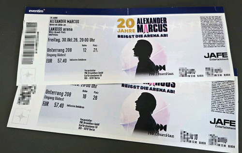 Tickets alexander marcus - tickets,