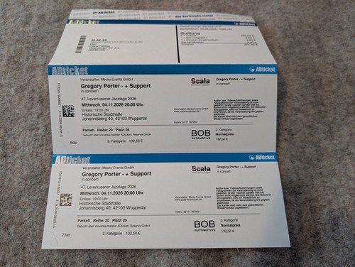 Tickets für gregory porter - gregory,