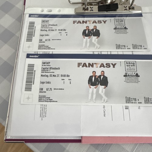 Tickets fantasy capitol - 2,