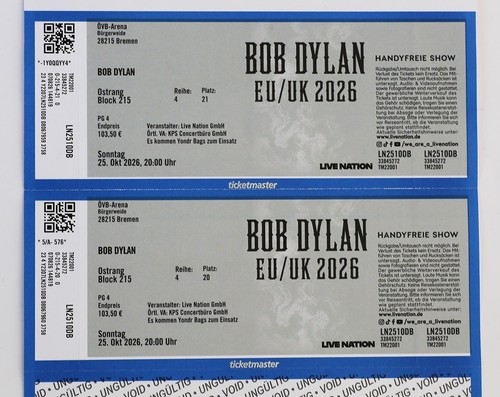 Tickets für das - 2,