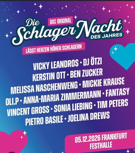 Tickets die schlagernacht - die,