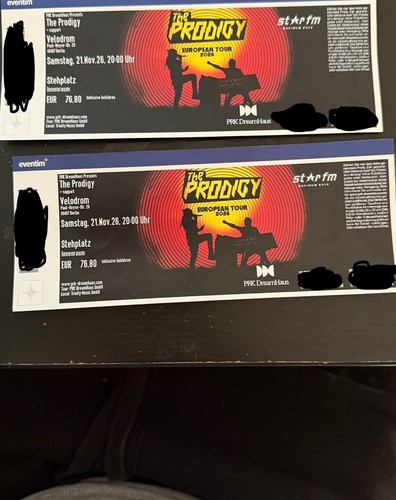 The prodigy tickets - the,