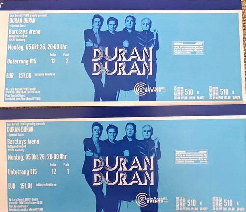 Duran tickets - duran,