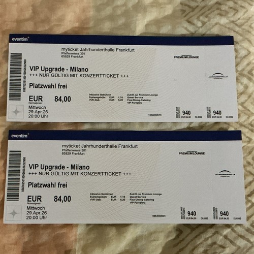 Vip upgrade milano - vip,