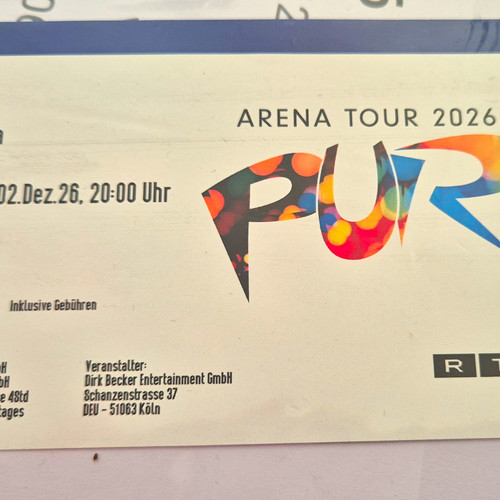 Pur2 arena tour 2026 - pur2,