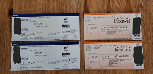 Tokio hotel tickets - hotel:,