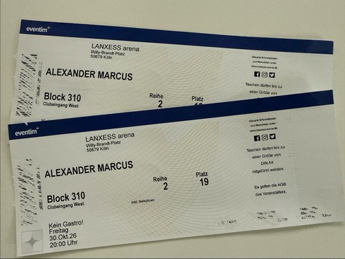 Logen tickets alexander - 2,