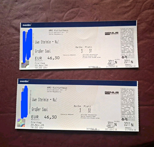 Tickets uwe steimle - tickets,