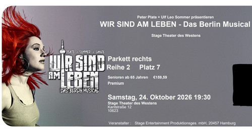Tickets wir sind - tickets,