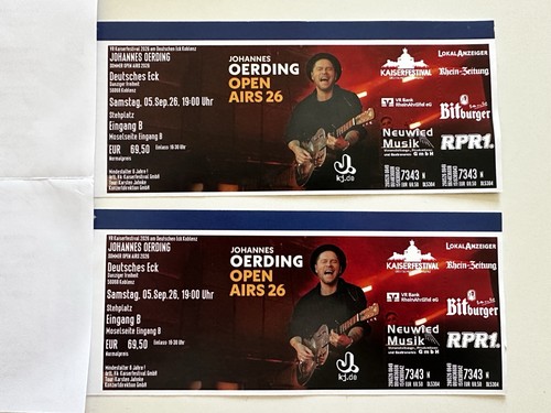Konzert tickets johannes - 2,