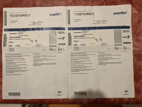 David garrett konzert - david, 2