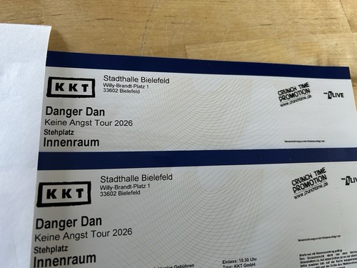 Danger dan keine angst tour - danger,