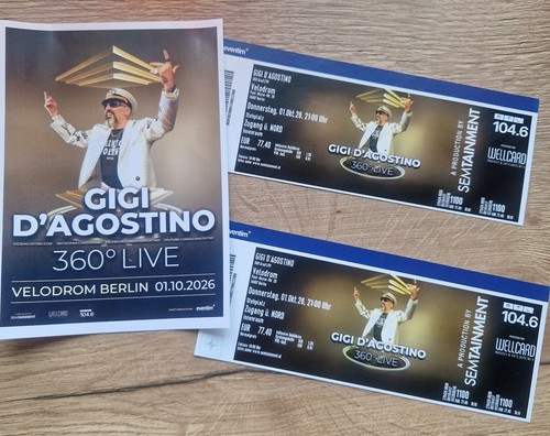 Gigi agostino 2tickets - gigi, 2tickets-