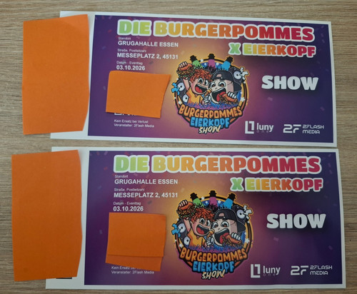 Burger pommes eierkopf show - burger,