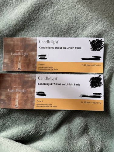 Tickets candlelight tribut - 2,