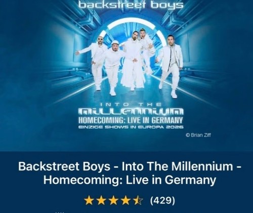 Tickets backstreet boys - tickets,